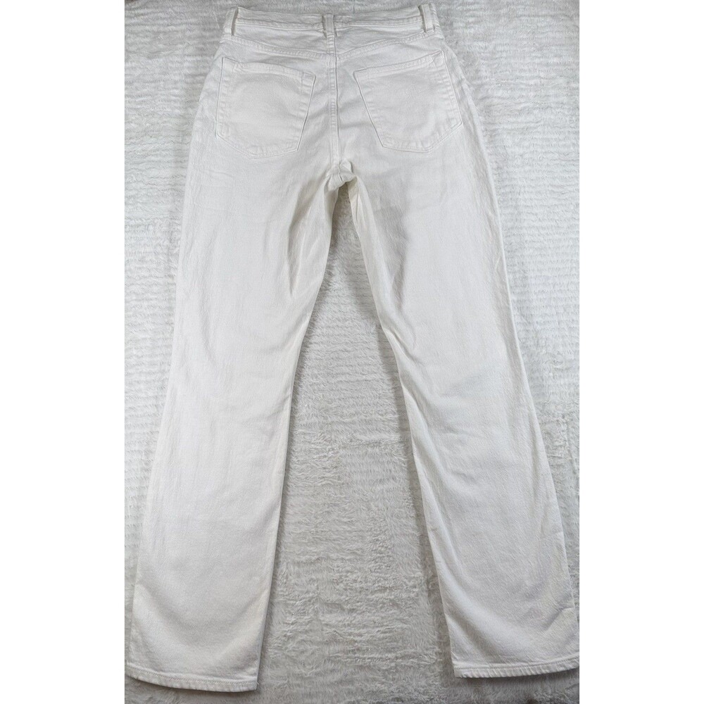 Abercrombie & Fitch Curve Love Jeans Women 10/30 High Rise Stretch White Long